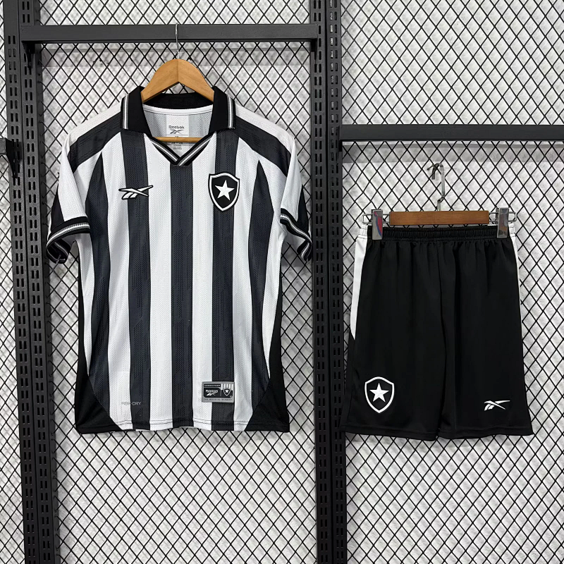 Niño_kids kit 25-26 Botafogo home without sponsor soccer jersey size 16-28